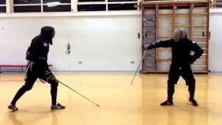 Rapier vs Backsword Sparring Tom vs Nick [upl. by Adieren288]