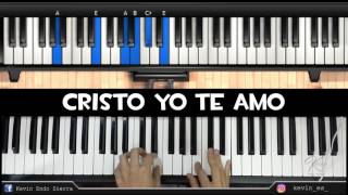 CRISTO YO TE AMO Gadiel y Joseph Espinoza TUTORIAL PIANO [upl. by Ezitram]