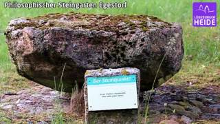 Egestorf Stein des Anstosses  Philosophischer Steingarten Egestorf [upl. by Parik340]