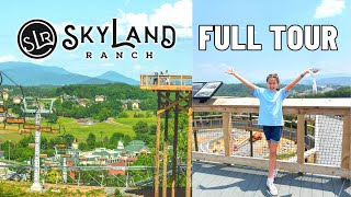 SkyLand Ranch Sevierville Tennessee Full Tour  Chairlift Animals Mountain Coaster amp More [upl. by Sorvats450]