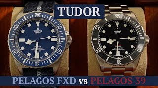 Which Pelagos do you prefer A visual comparison of the Tudor Pelagos FXD amp Pelagos 39 [upl. by Einahpetse124]