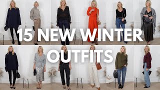 WINTER TRY ON HAUL  15 NEW IN WINTER OUTFITS THAT FEEL CLASSY AND POLISHED [upl. by Reivaxe144]