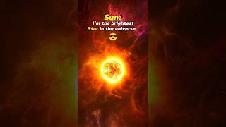 Sun Vs Earth Vs Brightest Star shorts space sun edits universe [upl. by Lanny]