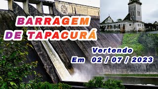 Barragem de Tapacurá  Vertendo Em 02 07 2023  São Lourenço da Mata  Pernambuco [upl. by Zevahc393]