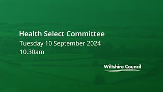 Health Select Committee 10 September 2024 1030am [upl. by Osgood]