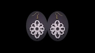 Tatting Triumph Easy Earrings Tutorial for Beginners HelensCrafts [upl. by Enoid]