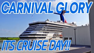 ITS CRUISE DAY  Carnival Glory  Ep1 carnivalglory [upl. by Egiedan]