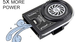 Strong Cool laptop cooler mod 5x more cooling DIY [upl. by Airamzul]