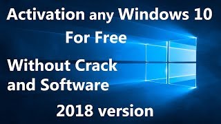 Activate Windows 10 FREE No program Permanent All Versions TUTORIAL [upl. by Abdel]