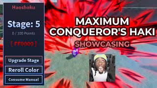 Roblox AUT Mastering the Conquerors Haki Stage 5 [upl. by Melmon]