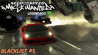 Ninguém para essa Lamborghini Gallardo NFS Most Wanted blacklist nº5 [upl. by Nylsoj483]