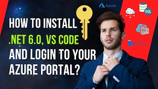 How to install the NET 60 VS Code and Login to your Azure portal [upl. by Pylle]