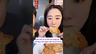 Mukbang gà chiên trending funny reels food shortvideo shorts [upl. by Hsac751]