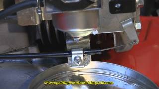 How To Drain A Petrol Lawnmower Carburettor SV150 Engine [upl. by Rehpotsrik665]