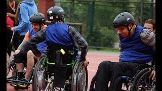 Historias y Reportajes  â€œLos Cancherosâ€ el equipo de handball en silla de ruedas [upl. by Straus716]