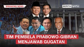 🔴 LIVE  Tim Hukum Pembela PrabowoGibran Menjawab Gugatan AniesGanjar di MK [upl. by Grier]