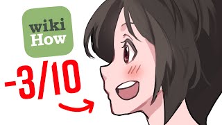 RATING WIKIHOW ART TUTORIALS [upl. by Nahtaneoj225]