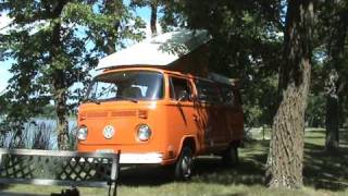 1973 VW Campmobile Westfalia Bus SOLD [upl. by Soirtimid575]