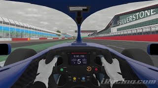 iRacing Silverstone Circuit  Grand Prix Super Formula Lights Dry Track Guide Hotlap  Telemetry [upl. by Wiltz]