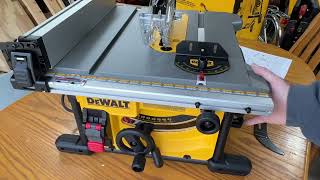 DeWalt Jobsite Portable Table Saw 8 14” Blade [upl. by Bullough]