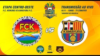 ETAPA CENTROOESTE DO 1º CAMPEONATO NAC DE FUT INDÍGENA  Jogo 2 [upl. by Adnawaj]