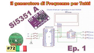 072Si5351A Il generatore di frequenze per tutti [upl. by Ayocal]