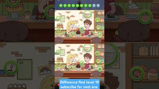 Difference find level 19 subscribe for next one [upl. by Larochelle]