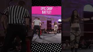 Epic Womens Wrestling Chop Battle shorts [upl. by France482]