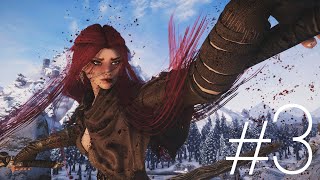 Lets Play Skyrim Part 3 Ridding Dawnstar of Nightmares  No Commentary and Heavily Modded Gameplay [upl. by Alokin957]