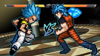 👺GOGETA DBS SSB V6 JUS VS TORIKO V2 JUS IN JUMP FORCE MUGEN [upl. by Tannenbaum]