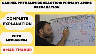 GABRIEL PHTHALIMIDE REACTION  ORGANIC CHEMISTRY NAME REACTION WITH COMPLETE MECHANISM II [upl. by Arriet63]