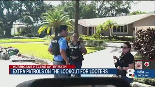 Tampa PD on increased patrols to prevent looting [upl. by Ansel]