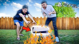 I Destroyed FaZe Rug’s BRAND NEW PS5 [upl. by Queen]