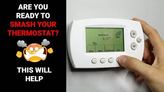 How to Program a Honeywell Thermostat [upl. by Julianna]