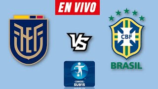 ECUADOR VS BRASIL EN VIVO 🔴 CONMEBOL SUB 15 2024 ▶️ HORARIO Y DONDE VER EN VIVO [upl. by Jereld]