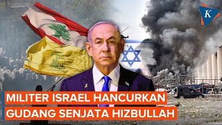 Detikdetik Militer Israel Hancurkan Gudang Senjata Hizbullah di Lebanon Selatan [upl. by Hailee]