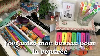 jorganise mon bureau pour la rentrée ⎮ back to school [upl. by Wilhelm]