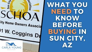 What You Need To Know Before Buying in Sun City Az [upl. by Kcirdet]