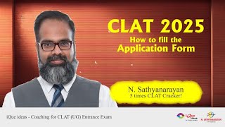 Filling in the application form for CLAT 2025 [upl. by Shaikh379]