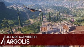 Assassins Creed Odyssey  All side activities in Argolis [upl. by Nahtanod612]