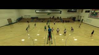 Pierre TF Riggs vs Rapid City Central High School Girls Freshman Volleyball [upl. by Kerns616]