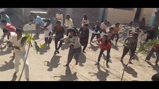 ekach Raja ethe janmala legend dance trending public viral children zp school [upl. by Lev]