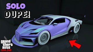 SOLO NEW SUPER EASY GTA 5 ONLINE CAR DUPLICATION AFTER LATEST PATCH [upl. by Senga]