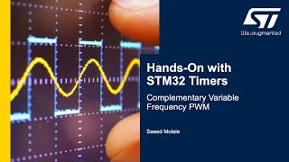 HandsOn with STM32 Timers Complementary Variable Frequency PWM [upl. by Ert]