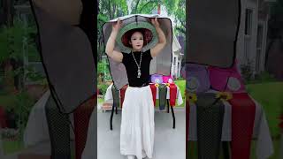 Popular tool 🥰smart creative product effective heat protection sun hat shortvideo viralvideo [upl. by Nnayelhsa]