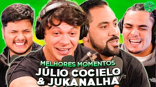 JÚLIO COCIELO amp JUKANALHA NO PODPAH  MELHORES MOMENTOS [upl. by Solon658]