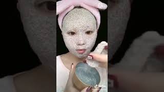 Korean Skincare Secret  Seaweed Mask To Whitening Skin  Viral Tiktok Seaweed Mask 🎭 [upl. by Notrab]