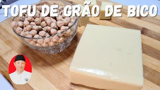 Tofu de grão de bico super fácil [upl. by Nnaillij]