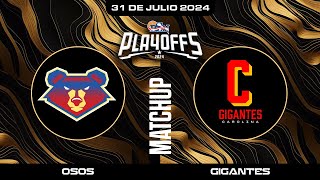 Osos de Manatí vs Gigantes de Carolina  Juego 1 Semifinal  BSN2024 [upl. by Tychon772]