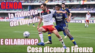 Genoa al quotFranchiquot la rivincita del lunedì E il contratto di Gilardino Le ultime da Firenze [upl. by Huggins]